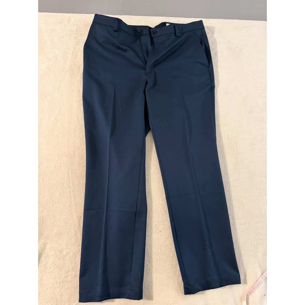 Greg Norman Mens 36x30 Navy Blue Golf Pants Performance Stretch Straight Leg